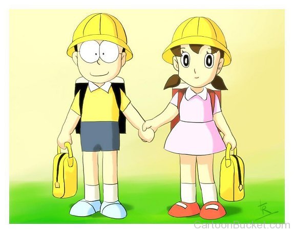 Beautiful Image Of Nobita With Shizuka