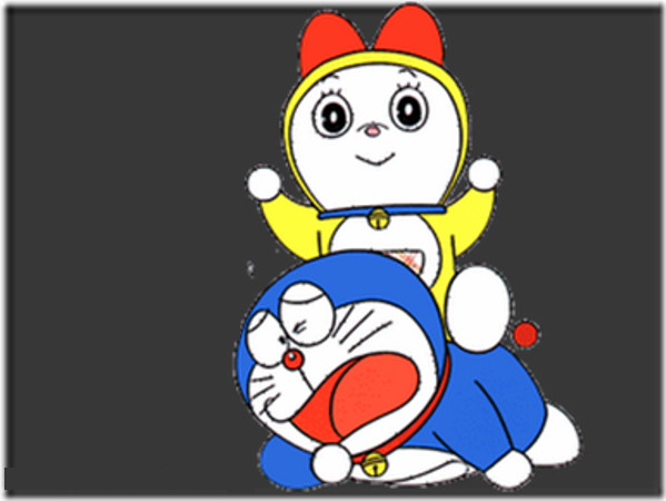 Dorami Fighting With Doraemon