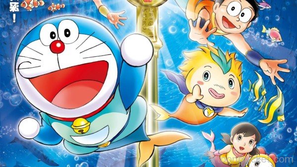 Doreamon In Happy Mood With Friends
