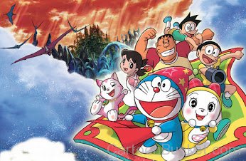 Doraemon Playing With His Friends On Magic Mat
