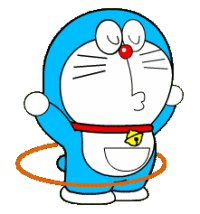 Doraemon Playing With Hula Hoop