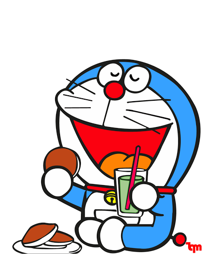 Image Of Doraemon Drinking Juice