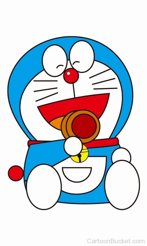 Image Of Doraemon Eating Choclate Pie