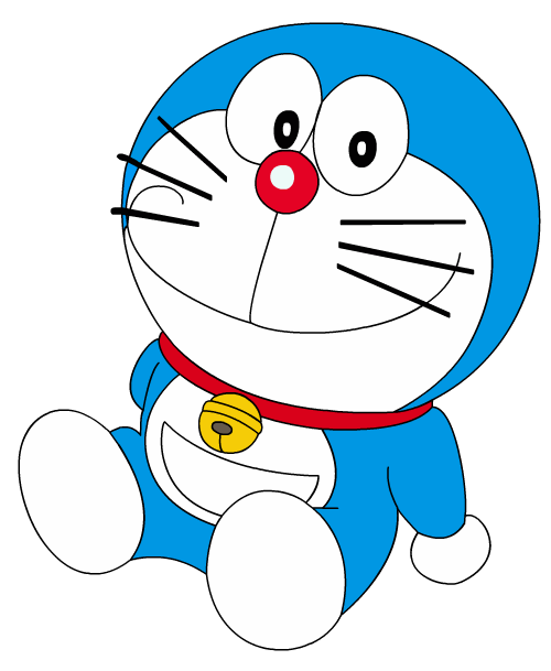 Image Of Doraemon In Sitting Pose