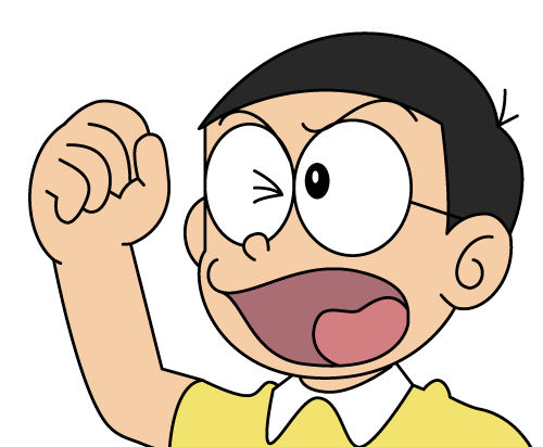 Image Of Nobita In angry Mood