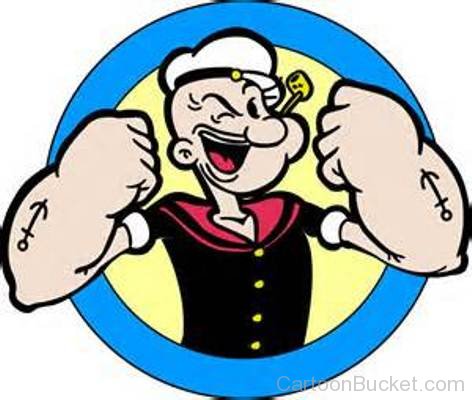 Image Of Popeye In Happy Mood