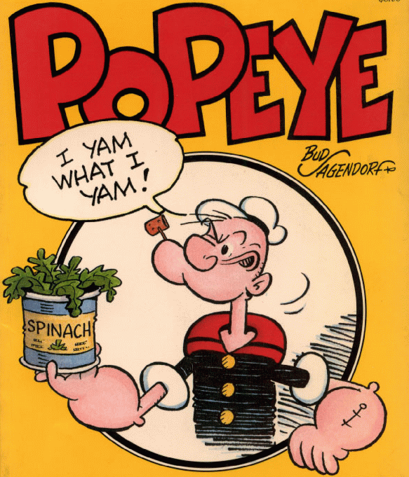 Image Of Popeye With Spinach