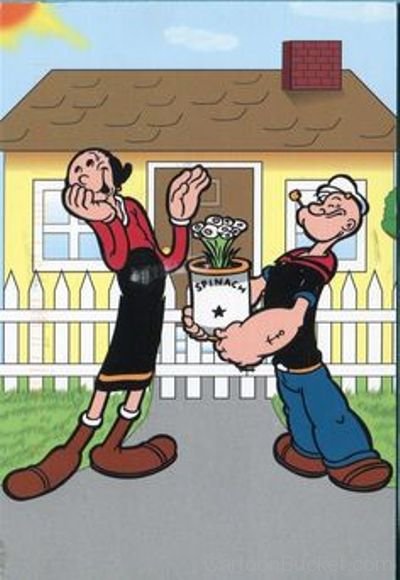 Olive With Popeye
