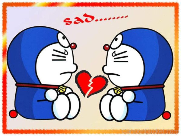 Picture Of Doraemon In Sad Mood