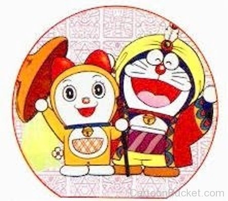 Picture Of Dorami With Doraemon