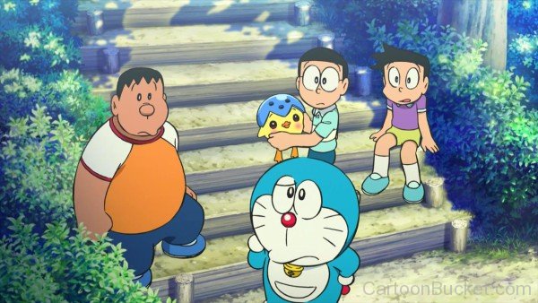 Picturte Of Doraemon With His Friends