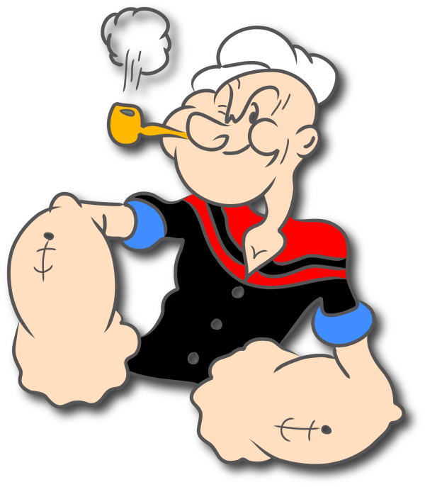 Popeye With  Muscles