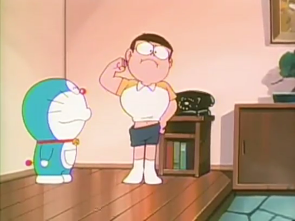 Sweet Nobita Fighting With Doraemon