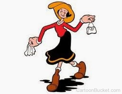 olive oyl Going For Shopping