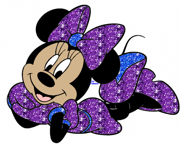 Amizing Glitter Image Of Minnie Mouse