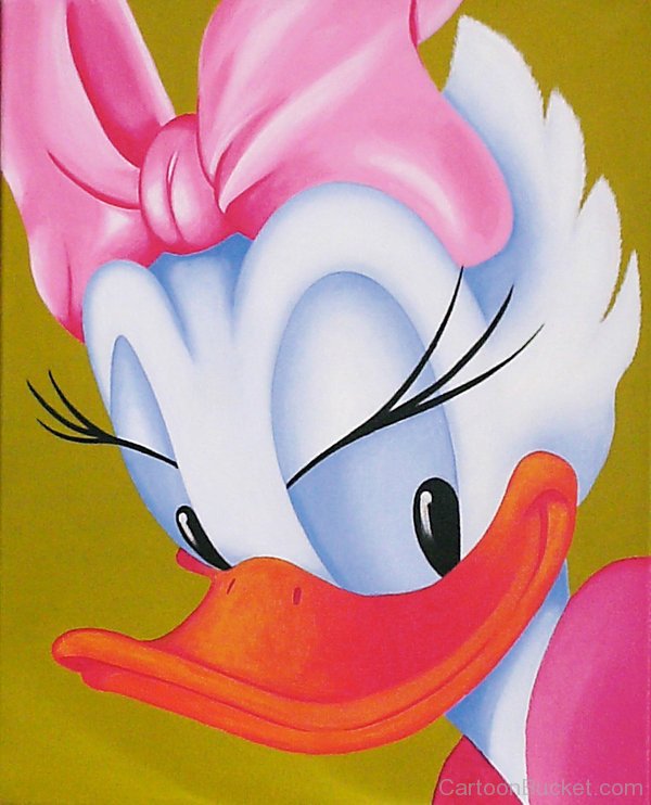 Beautiful Face Of Daisy Duck
