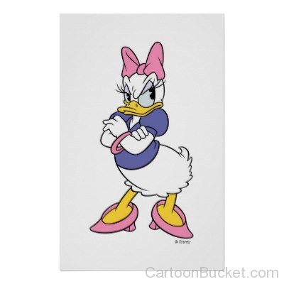 Daisy Duck  In angry Face