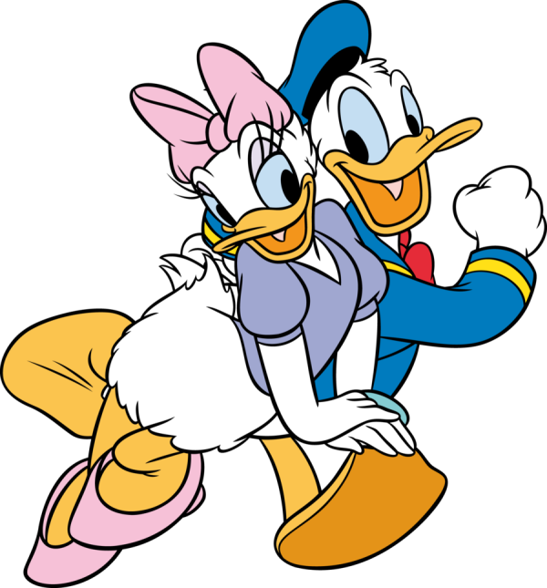 Daisy Duck  With Donald Duck