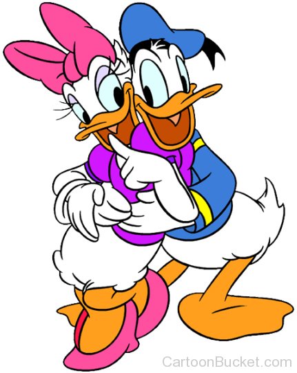 Donald Duck Hug Daisy Duck