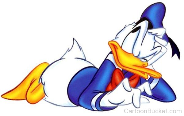 Donald Duck In Thinking Mood