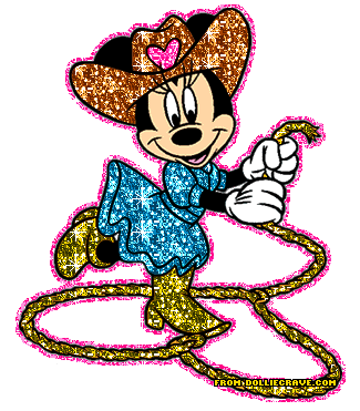Glitter Pic Of Minnie Mouse