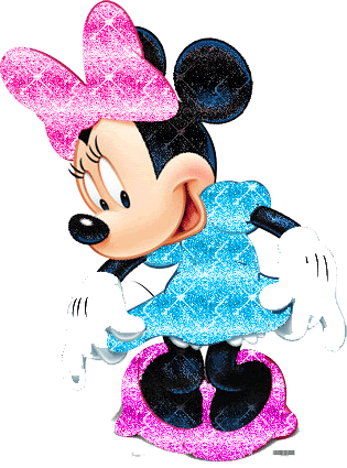 Glitter Picture Of Minnie Mouse