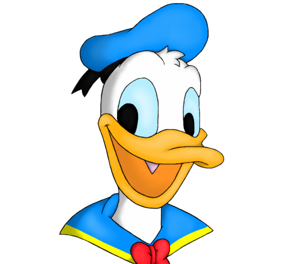 Happy Face Of Donald Duck
