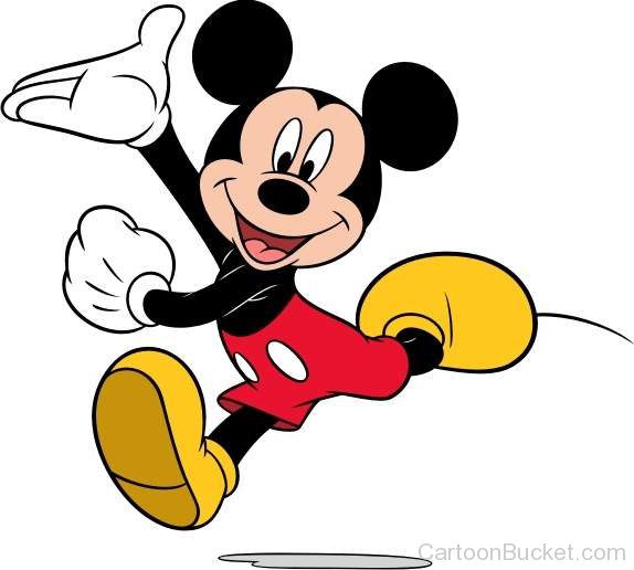 Happy Image Of Micky Mouse