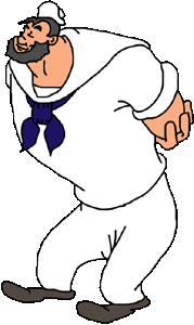 Image Of Bluto In White Dress