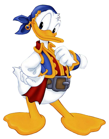 Image Of Donald Duck In Pirates Dress