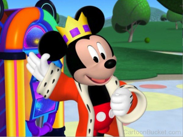 Image Of Mickey Mouse In Beautiful Dress