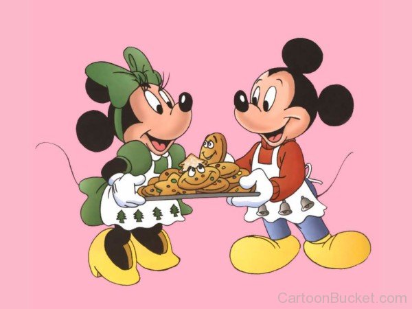 Image Of Mickey Mouse with Minnie Micky Mouse
