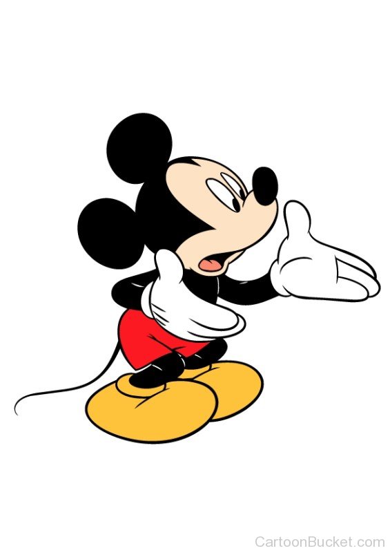 Mickey Mouse In Shocked
