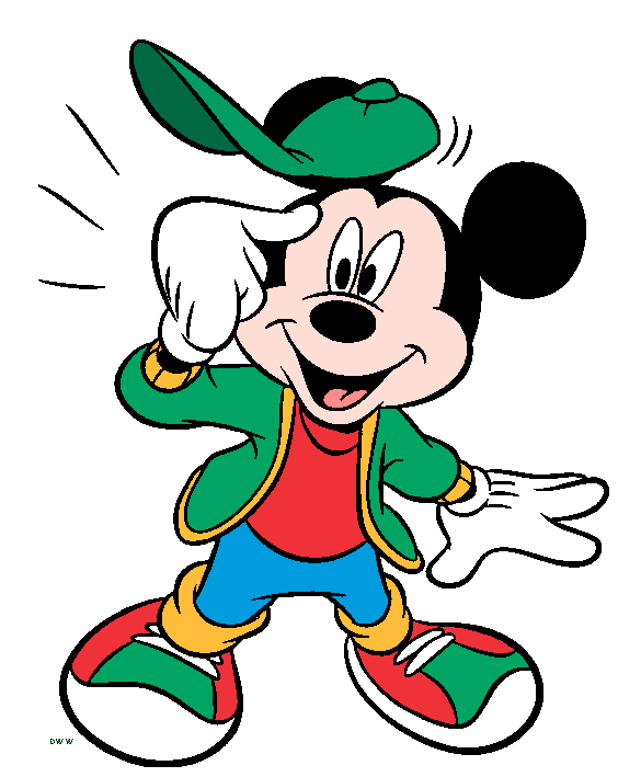 Mickey Mouse Looking Smart