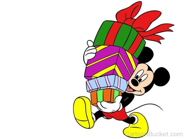 Mickey Mouse With gifts