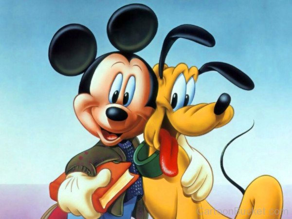 Mickey With Pluto