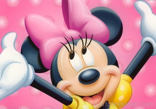 Minnie Mouse Feeling Happy