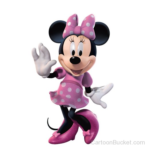 Minnie Mouse Look Beautiful In Pink DRess