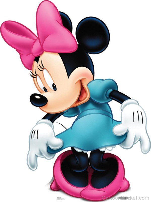 Minnie Mouse Showing Her Frock