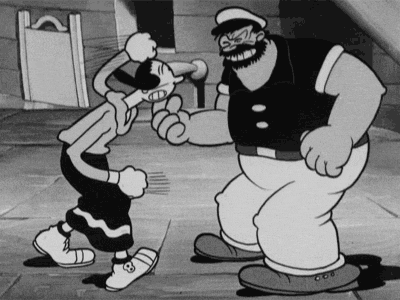 Olive Punching Bluto
