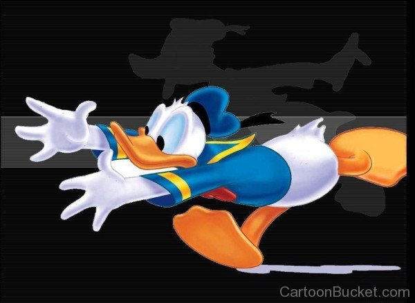 Running Image Of Donald Duck