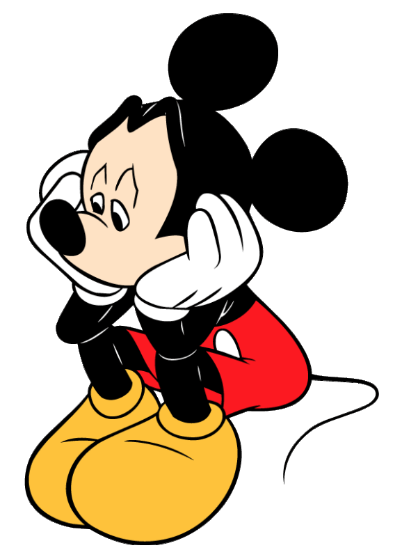 Sad Image Of Mickey Mouse