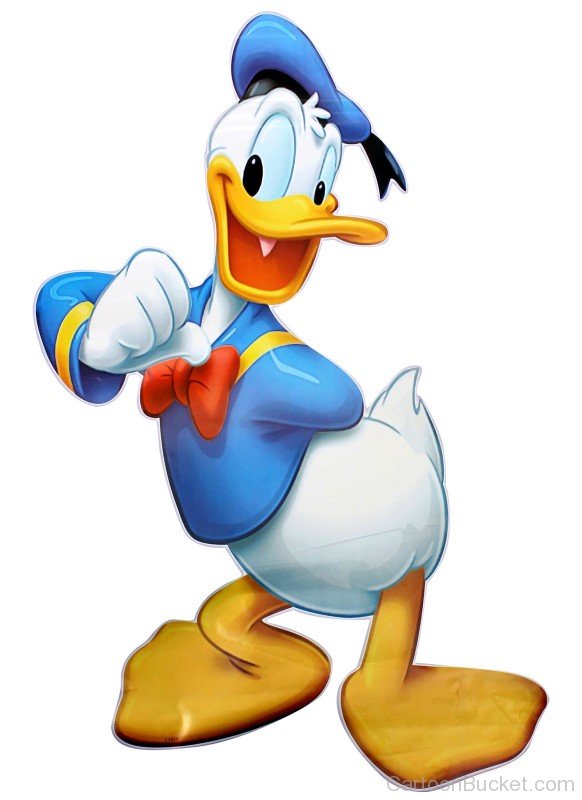 Smiling Image Of Donald Duck