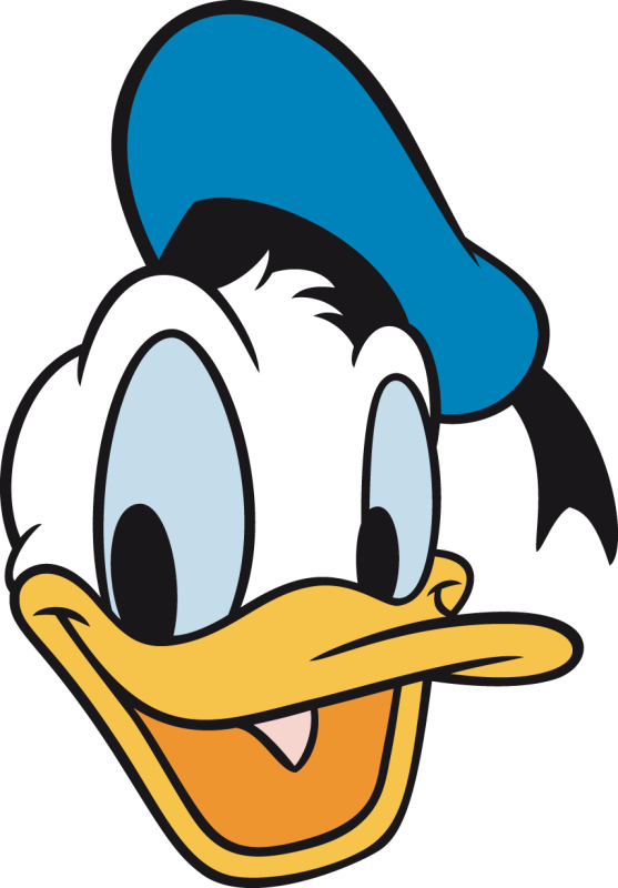 Smily Face Of Donald Duck