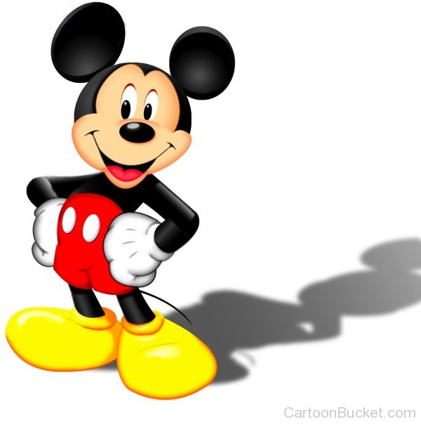 Standing Picture Of Mickey Mouse