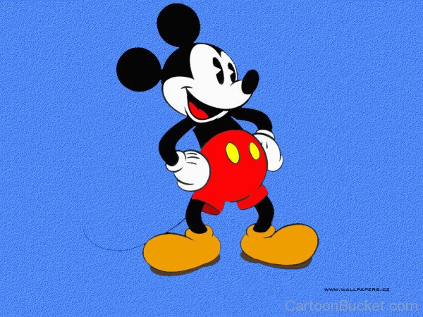 Standing Pose Of Mickey