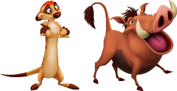 Animated Picture Of Timon And Pumbaa