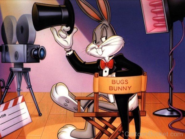Bugs Bunny Sitting On A Chair