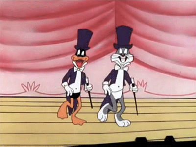 Daffy Duck And Bunny Dancing