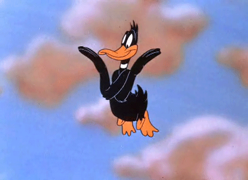 Daffy Duck Flying